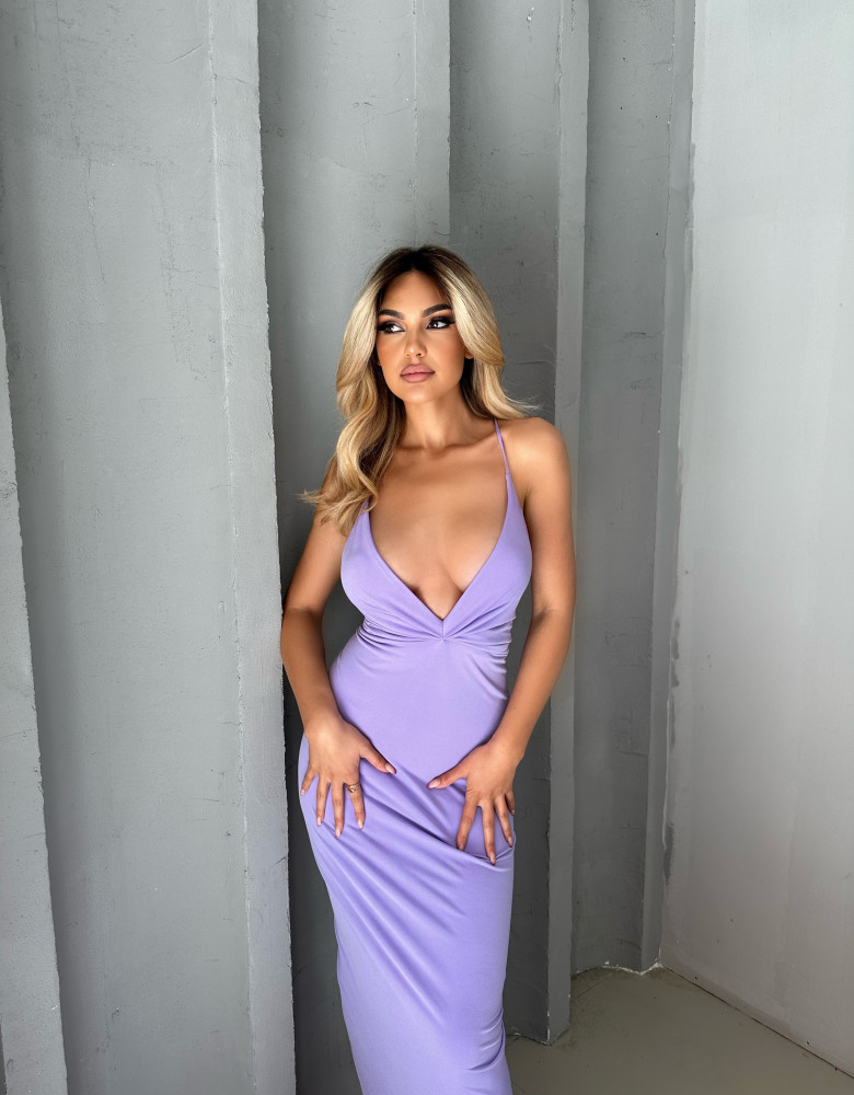 LOLA LILAC DRESS